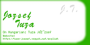 jozsef tuza business card